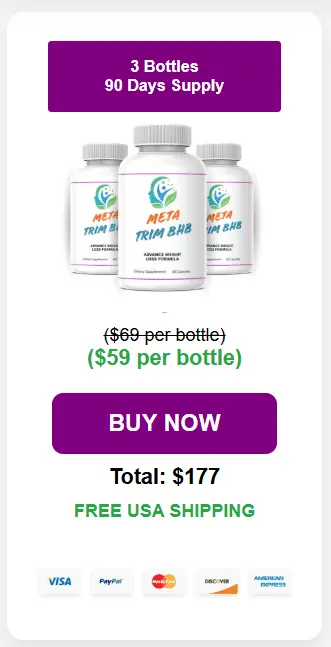 metatrim bhb 3 bottles price